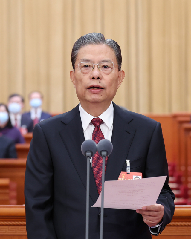 3月5日，第十四屆全國人民代表大會第一次會議在北京人民大會堂開幕。趙樂際主持開幕會。.jpg