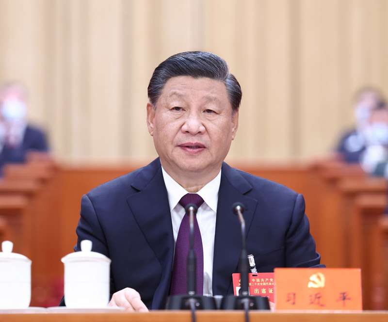10月22日，中國共產(chǎn)黨第二十次全國代表大會在北京人民大會堂勝利閉幕。習(xí)近平同志主持大會。.jpg